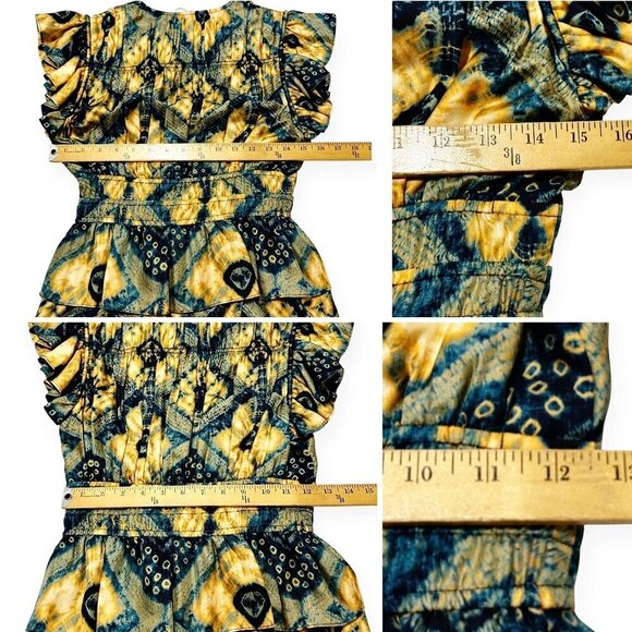 Ulla Johnson Avia Dress,  Silk, 0, NWT blue yellow - Picture 12 of 16